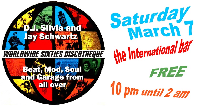 844px x 444px - Here are some recent SECRET CINEMA events... D.J. Silvia and Jay Schwartz  bring Worldwide Sixties Discotheque to the International bar Saturday,  March 7, 2020 10:00 pm until 2:00 am Admission: FREE The International 1624  N. Front St (at Cecil B ...